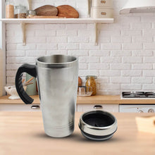 Stainless Steel Vacuum Glass Insulated Glass Coffee Cups (With Lid & Handle / 1 pc) - dailyneed.life