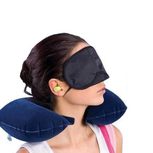 3in1 Air Travel Kit with Pillow, Ear Buds & Eye Mask - dailyneed.life