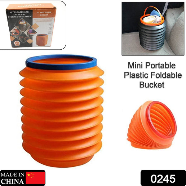 Foldable Storage Bucket , Water Container & Dustbin Multiuse Bucket For Home , Car & Kitchen Use Bucket - dailyneed.life