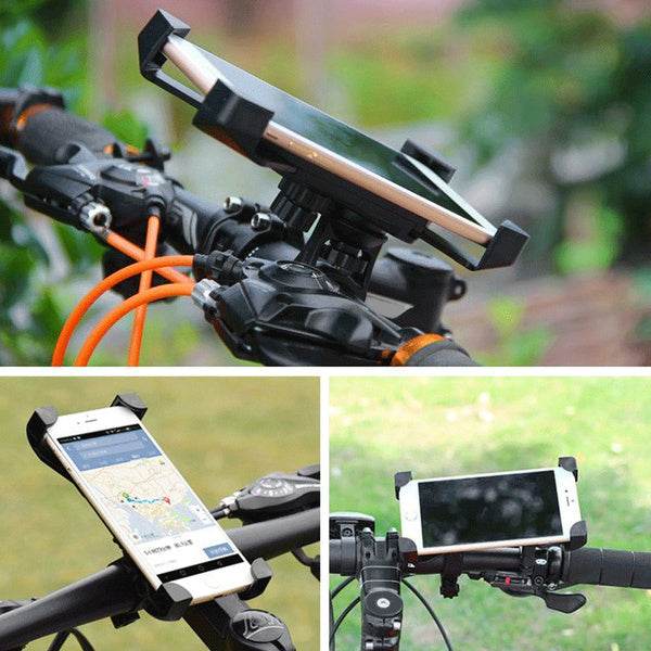 Bike Phone & Mobile Mount Anti Shake and Stable Cradle Clamp with 360° Rotation - dailyneed.life