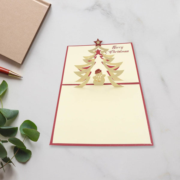 Unique 3D -Up Wishing Card (Christmas): 1 Pc - dailyneed.life