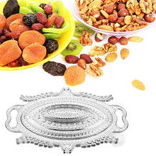 Plastic Peacock Dry Fruit Silver Finish Serving Tray - dailyneed.life