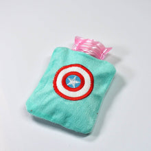 Captain America Print Small Hot Water Bag with Cover for Pain Relief - dailyneed.life