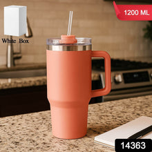 Peach Extra Large Insulated Travel Mug (1200ML - 1 Pc) - dailyneed.life