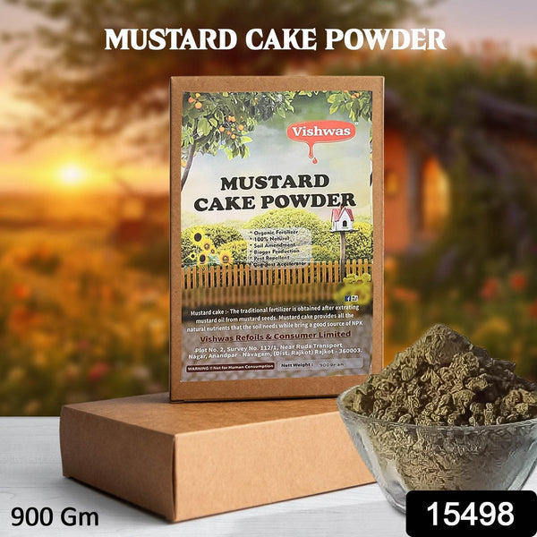 Mustard Cake Fertilizer For Plants 900gm - dailyneed.life