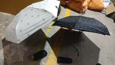 3-Fold Cute Umbrella – Sun & Rain Protection, UV Shield (1 Pc / With Zip Case) - dailyneed.life