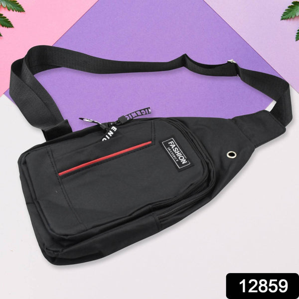 Waterproof Anti-Theft Crossbody Fanny Pack – (1 Pc, Black & Grey) - dailyneed.life