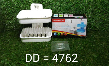 Plastic Double Layer - Soap Stand, Holder, Wall Soap Box Sturdy Vacuum Dispenser Tray - dailyneed.life