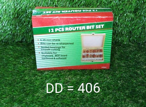 12 / 15pcs Milling Cutter Router Bit Set - dailyneed.life