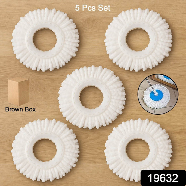 Microfiber Spin Mop Refill Head 360° Rotating Mop (5 Pc) - dailyneed.life