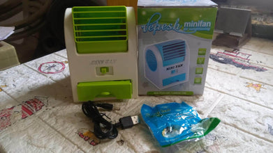 Portable Air Cooler-Rechargeable Personal with Duration Desk Cooling Fan USB/Battery Powered Desk PC Laptop Air Conditioner Cooler for Home, Bedroom, Travel, and Office - dailyneed.life