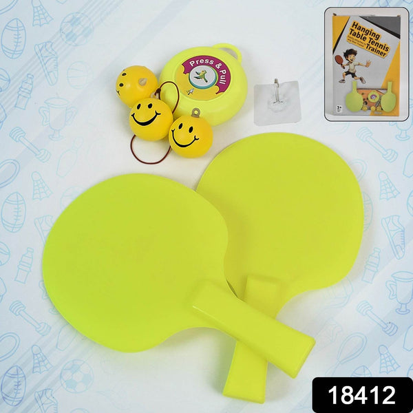 Hanging Table Tennis Trainer Set with Three Ball (1 Set) - dailyneed.life