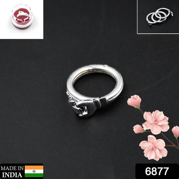 Three Interlocking Rings, Rings for Women and Girls Silver Ring | Valentine Ring, Rings Silver Toned Finger Ring for Women | Birthday Gift For girls and women Anniversary Gift for Wife, Friendship Ring. - dailyneed.life
