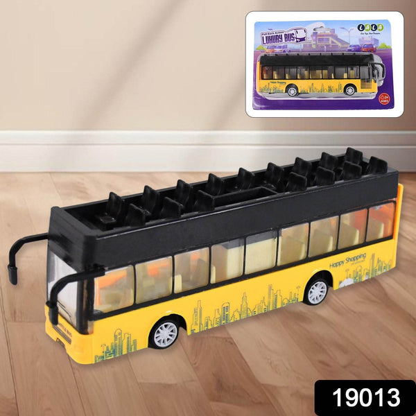 Die-cast Alloy London Long Bus Double Decker Sightseeing Bus - dailyneed.life