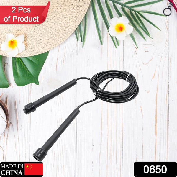 Speed Skipping Rope, Jump Rope With Pvc Handle, Sports Skipping Rope, Jump Rope for Weight Loss, Fitness, Sports, Exercise, Workout, For Men, Women, Boys & Girls 3mtr. - dailyneed.life