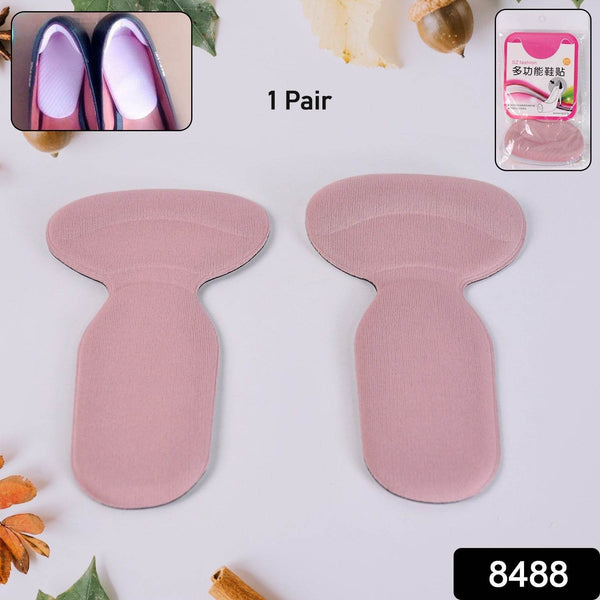 2 in 1 T Shaped Silicone Self Adhesive Shoe Heel Pads Insoles (1 Pair) - dailyneed.life