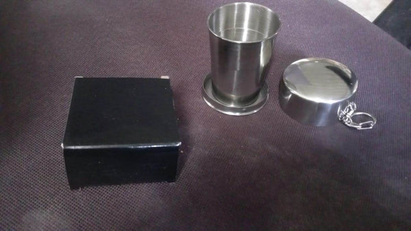2 in 1 Camping Folding Cup with Keychain (1 Pc) - dailyneed.life