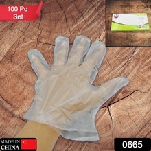Large Disposable Gloves (100 Pcs): Clear Plastic, Multipurpose - dailyneed.life