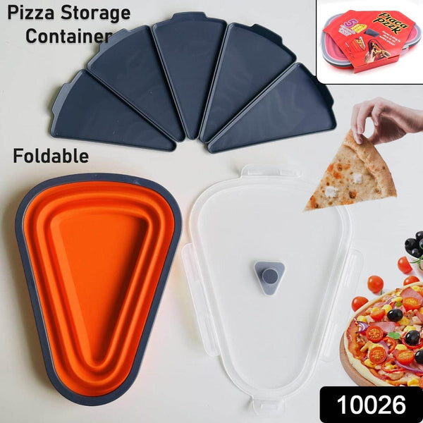 Reusable Expandable Pizza Storage Container with 5 Microwavable Trays – Adjustable for Home & Outdoor Use - dailyneed.life