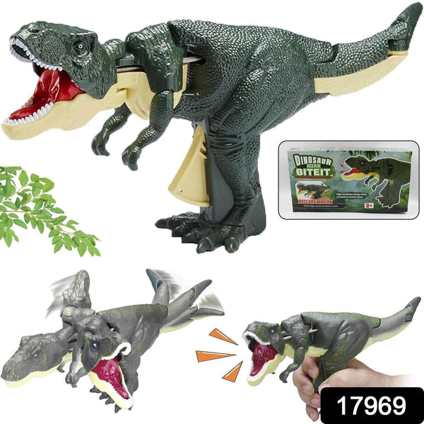 Dinosaur Roaring Toys Trigger, Dinosaurs Toys with Dinosaur Sound Lighting Model Vibrating Head Moving (3 + Years / 1 Pc) - dailyneed.life