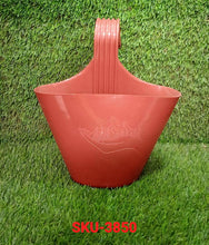Plastic Hanging Planter Pot, Multicolour, - dailyneed.life
