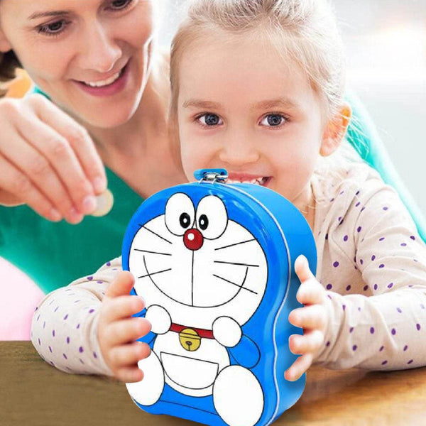 Cartoon Character Metal Piggy Bank Coin Box Money Box - dailyneed.life