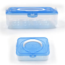 Plastic Kitchen Refrigerator Egg Storage 12 Grid 1 Layer Egg Container - dailyneed.life