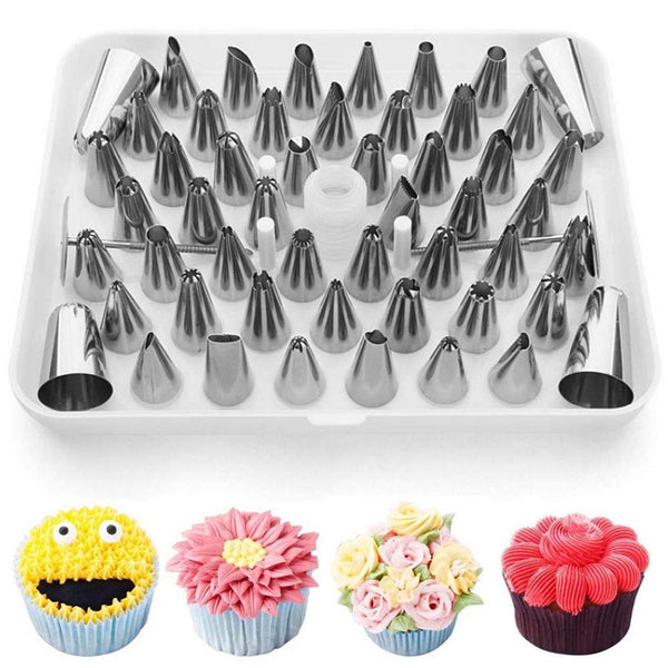 Cake Nozzle Set for Pastry Decorations (55-Piece) - dailyneed.life