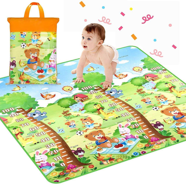 Waterproof Double Side Baby Play Floor Mat for Kids Home With Bag (Size 120 x 180cm) - dailyneed.life