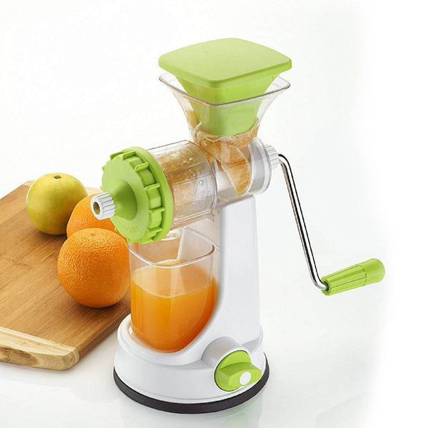 Ganesh Kitchenware Plastic Hand Juicer New Smart Fruit & Vegetable Multipurpose Juicer (Color:Random Green,Blue,Red,Orange) ( Colors May Vary ) (Multicolor Pack of 1) - dailyneed.life