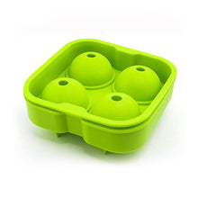 Ice Trays for Freezer Whiskey Ice Cube Plastic Ball Maker Mold Sphere Mould 4 Holes New Ice Balls Party Brick Round Tray Bar Tool ice for Whiskey - dailyneed.life