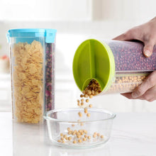 3 in 1 Transparent Air Tight Storage Dispenser Container (With Color Box) - dailyneed.life