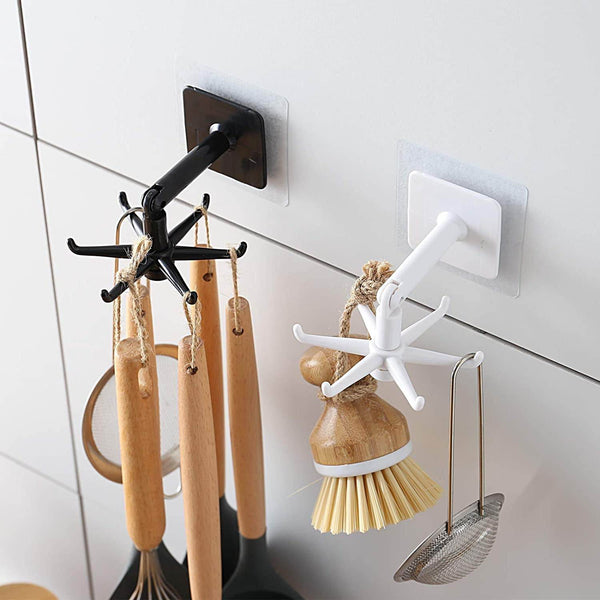 Rotatable hooks for hanging 360 (1 Pc / Black) - dailyneed.life