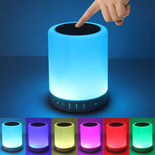 Wireless Night Light LED Touch Lamp Speaker Bluetooth speaker - dailyneed.life