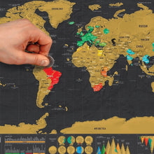 Scratch Off Map Interactive Vacation Poster World Travel Maps - dailyneed.life