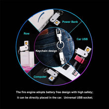 USB Mini Portable Lighters With Thin Metal Creative - dailyneed.life