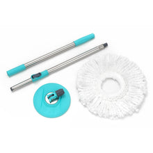 Quick Spin Mop Plastic spin, Bucket Floor Cleaning, Easy Wheels & Big Bucket, Floor Cleaning Mop with Bucket - dailyneed.life