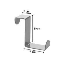 1 Pc Z Shape Door Over Hook used widely in all kinds of household for hanging of cloths and fabric items etc. - dailyneed.life