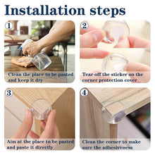 Corner Guards Clear Corner Protectors High Resistant Adhesive (Pack of 4Pc) - dailyneed.life
