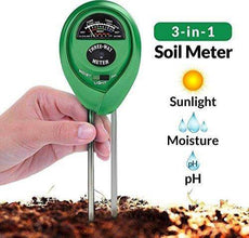 Soil Tester 3-in-1 Plant Moisture Sensor (Green) - dailyneed.life