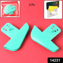 Plastic Secure Mobile Phone Charging Stand Holder (2 Pc / Mix Color) - dailyneed.life