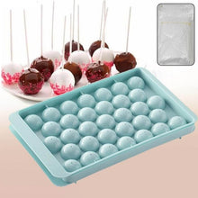 Plastic Round Reusable Ice Cube Ice Ball Mold / Lolli Candy Maker 33 Moulds (16.5×10 Cm / 1 Pc) - dailyneed.life