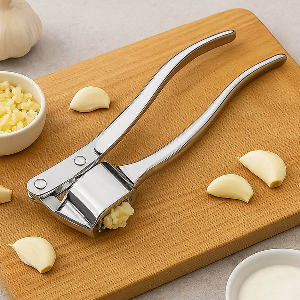 Stainless Steel Garlic Press Crusher ,Crusher ,Squeezer ,Masher ,and Lemon Juicer - dailyneed.life