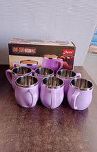 Apex Chit-Chat Double Wall Stainless Steel Mug Set (6Pc/200ml) Approx - dailyneed.life