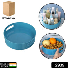 360° Rotating Kitchen Organizer Trolley for Storage - Turntable Tray with Brown Box - dailyneed.life