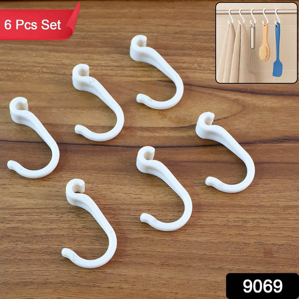 Small Plastic Hooks (6 Pc) - dailyneed.life