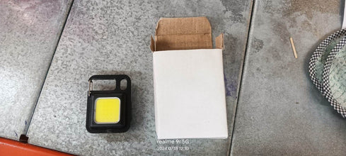 LED Battery Operated Keychain Flashlight with Folding Bracket Bottle Opener (1 Pc) - dailyneed.life