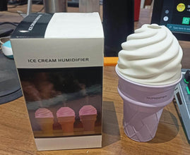 Ice Cream Cone Shape Air Freshener Humidifier (1Pc / Purple ) - dailyneed.life