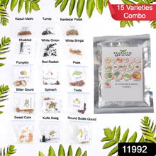 15 Varieties of Vegetable Seeds Combo (1 Pkt. / 15 Varieties) - dailyneed.life