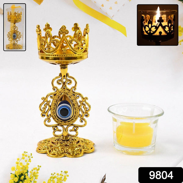 Flower Diwali Candle Holder with Plastic Stand , Diwali(1 Set) - dailyneed.life